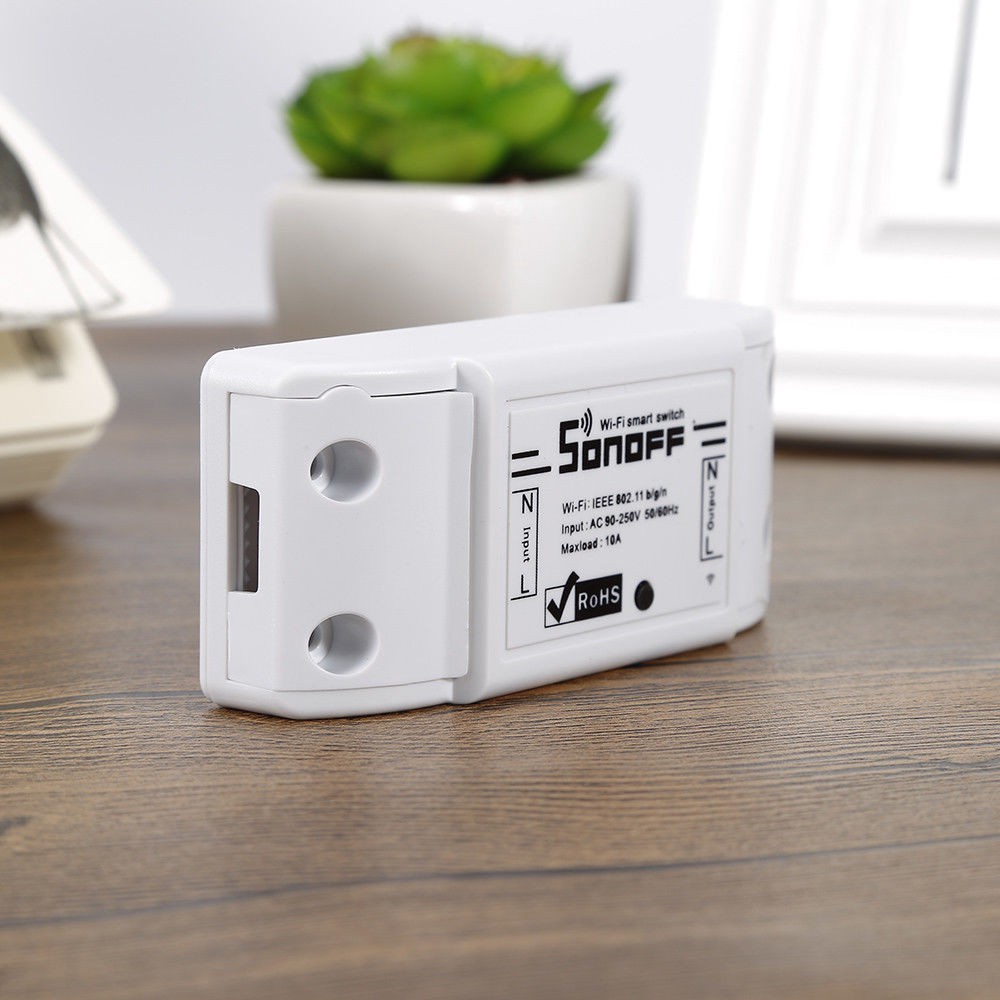 Công Tắc Điều Khiển Sonoff Basic Wifi Không Dây Bảo Hành 12 Tháng