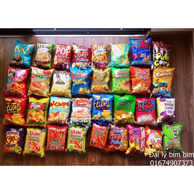 Combo 20 gói bimbim trộn các vị của Oishi | Shopee Việt Nam