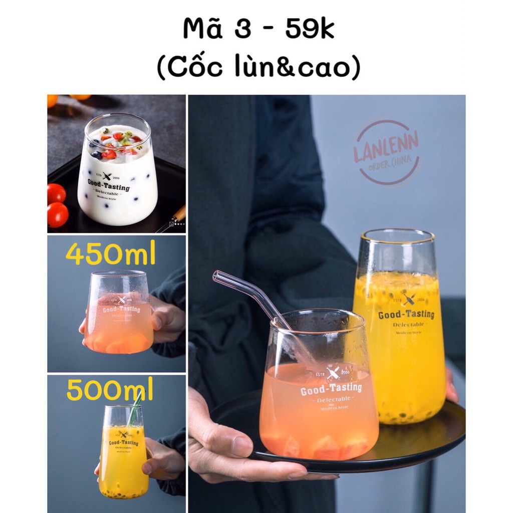 Cốc thuỷ tinh chịu nhiệt (kèm video thật) | BigBuy360 - bigbuy360.vn