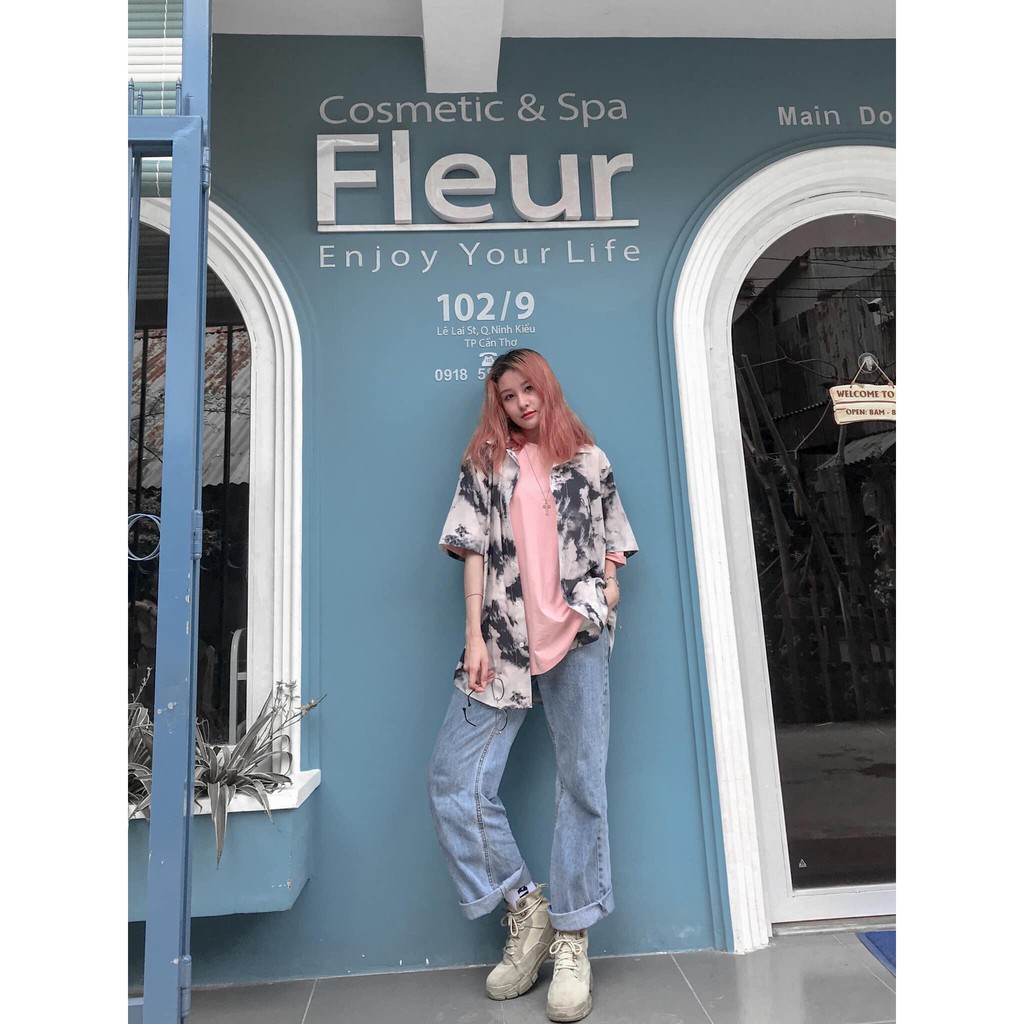 [FULLTAG CHÍNH HÃNG] Áo sơ mi tay ngắn họa tiết Vân Mây Cloud Fulltag Mende tay lỡ [ FORM UNISEX ]| CHUẨN CAO CẤP 1:1 | BigBuy360 - bigbuy360.vn