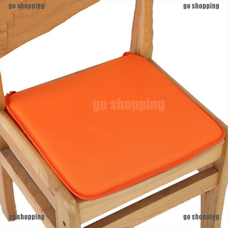 {go shopping}Cushion Office Chair Garden Indoor Dining Seat Pad Tie On Square Foam Patio UK