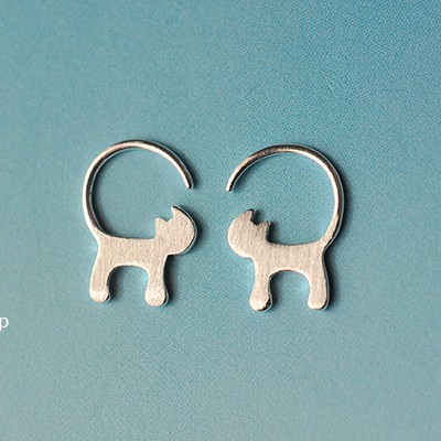 Đôi Bông Tai Mạ Bạc 925 Thời Trang Dành Cho Nữ