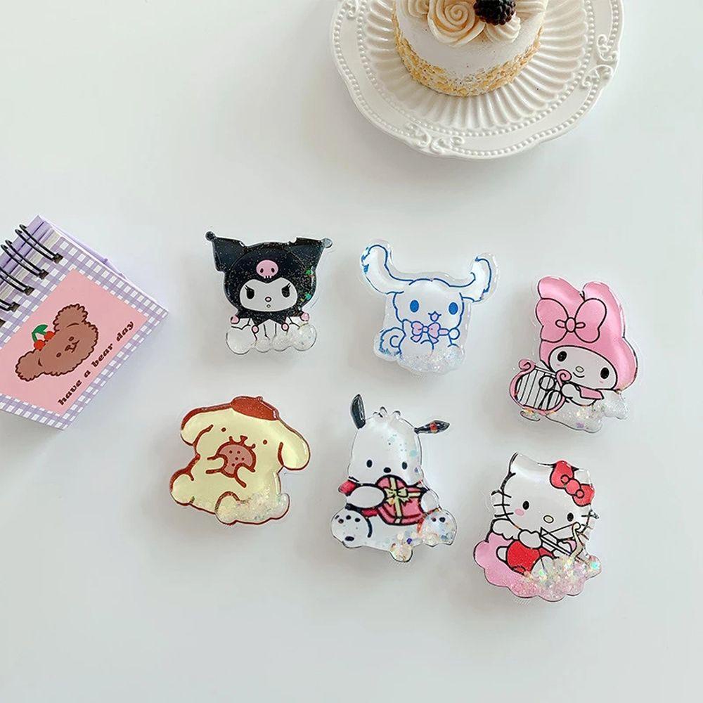 Giá Đỡ Điện Thoại Di Động Hình Mèo Kuromi Kitty Dễ Thương
