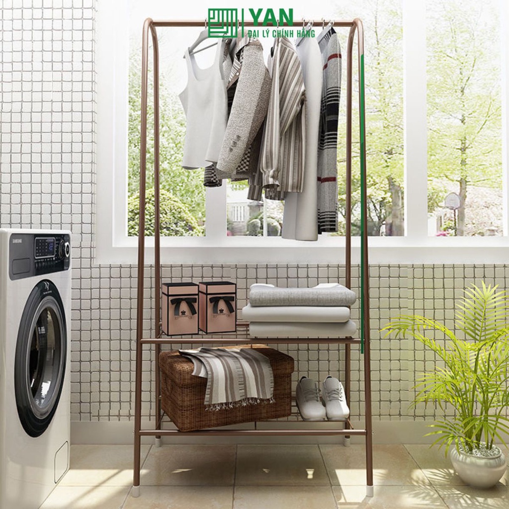 Giá treo, phơi quần áo khung sắt sơm tĩnh điện chắc chắn - gm59