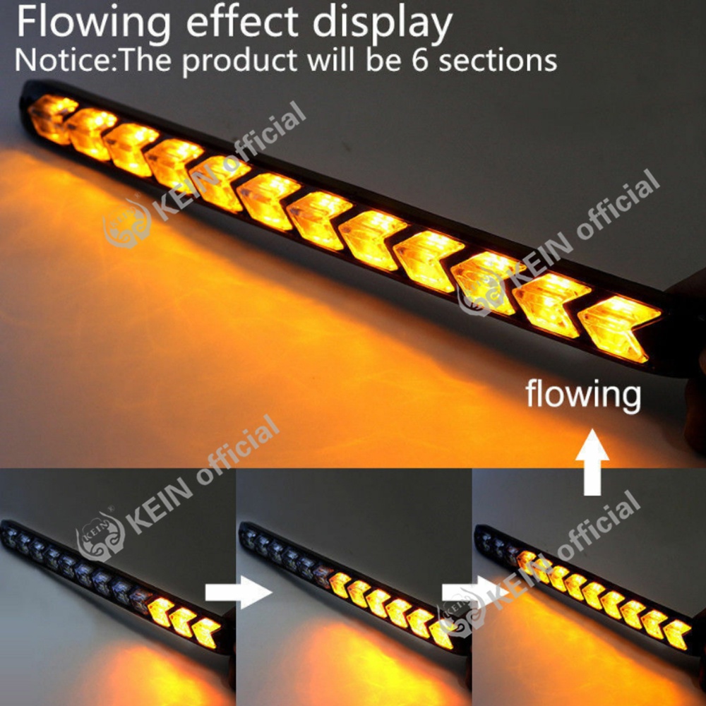 Set 2 đèn led kiểu mũi tên chống nước có thể dùng làm đèn xi nhan/đèn chạy ban ngày