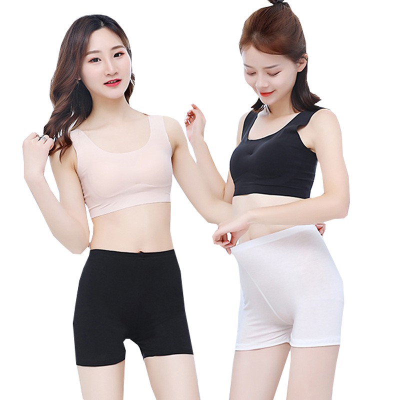 Quần bảo hộ chất liệu lụa lạnh co giãn thời trang Hàn Quốc cho nữ | BigBuy360 - bigbuy360.vn