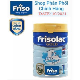 2 lon sữa bột friso gold 1 900g. date 9.2021