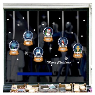 Decal trang trí Noel - Cầu tuyết Noel
