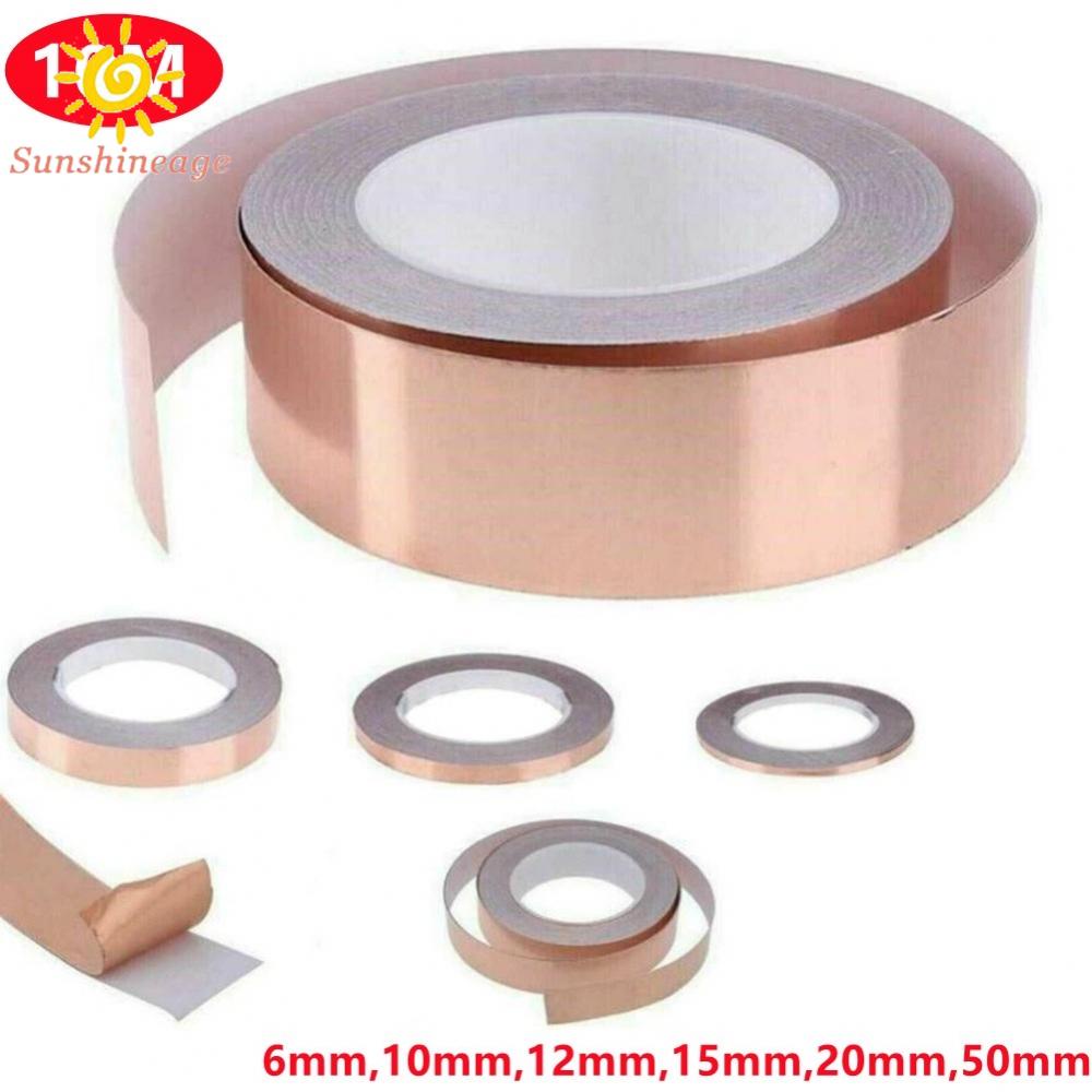 SUNAGE- ~Copper Foil Tape Slug Waterproof 1* 10M Repellent Conductive EMI Shield【SUNAGE-HOT Fashion】
