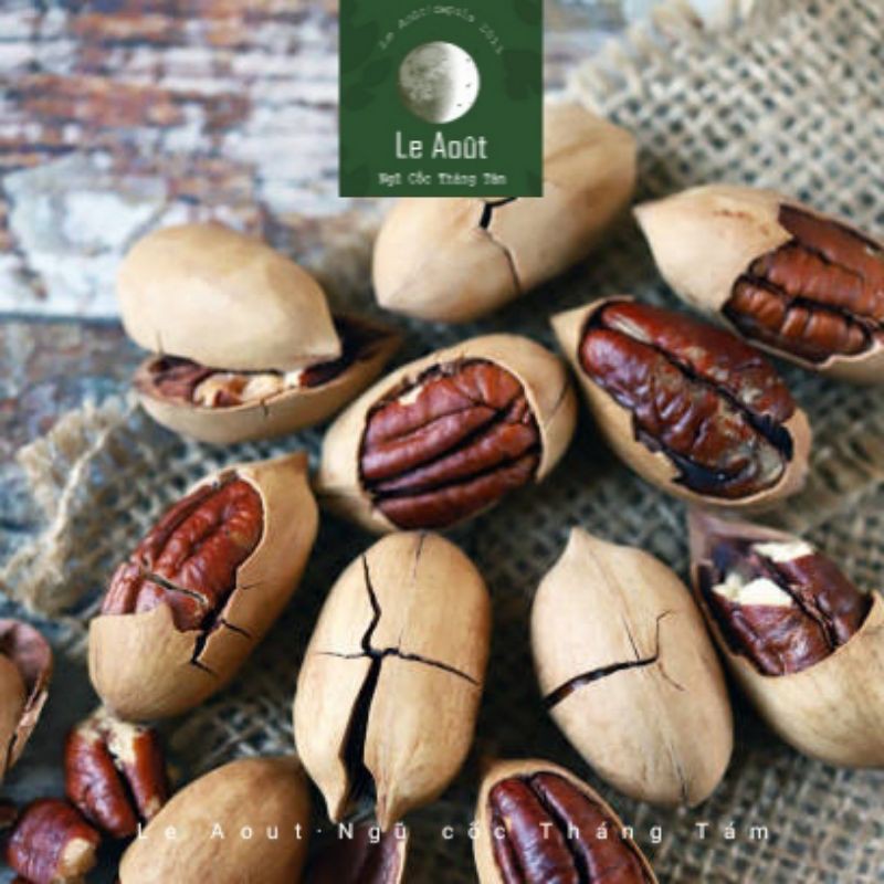 250g Hạt Hồ Đào Mỹ Vị Socola Nướng Nứt Vỏ Thơm Ngon - Chocolate Flavoured Pecan | Quả Hồ Đào