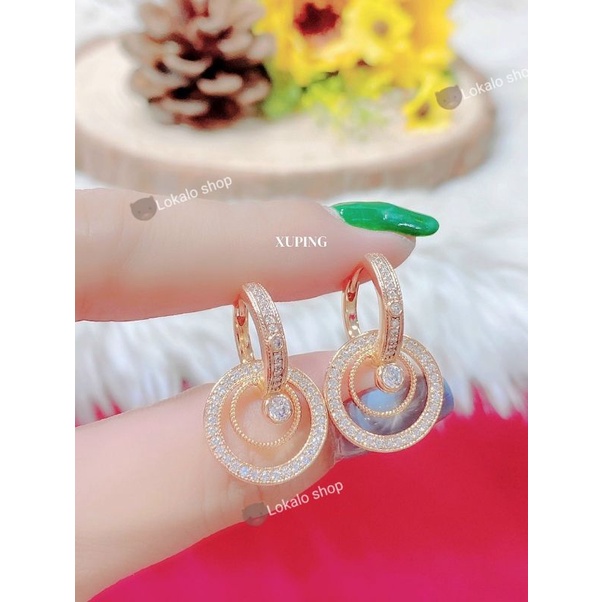 Bông Tai Nữ Xuping Mạ Vàng 18k Cực Bền Mẫu 4 .22- Bảo Hành 3 Tháng - Lokalo Shop - Đeo Đơn Giản Tự Nhiên Lại Sang Trọng