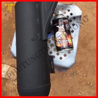 Sơn Pô chịu nhiệt Samurai H2 màu đen và H1 màu bạc