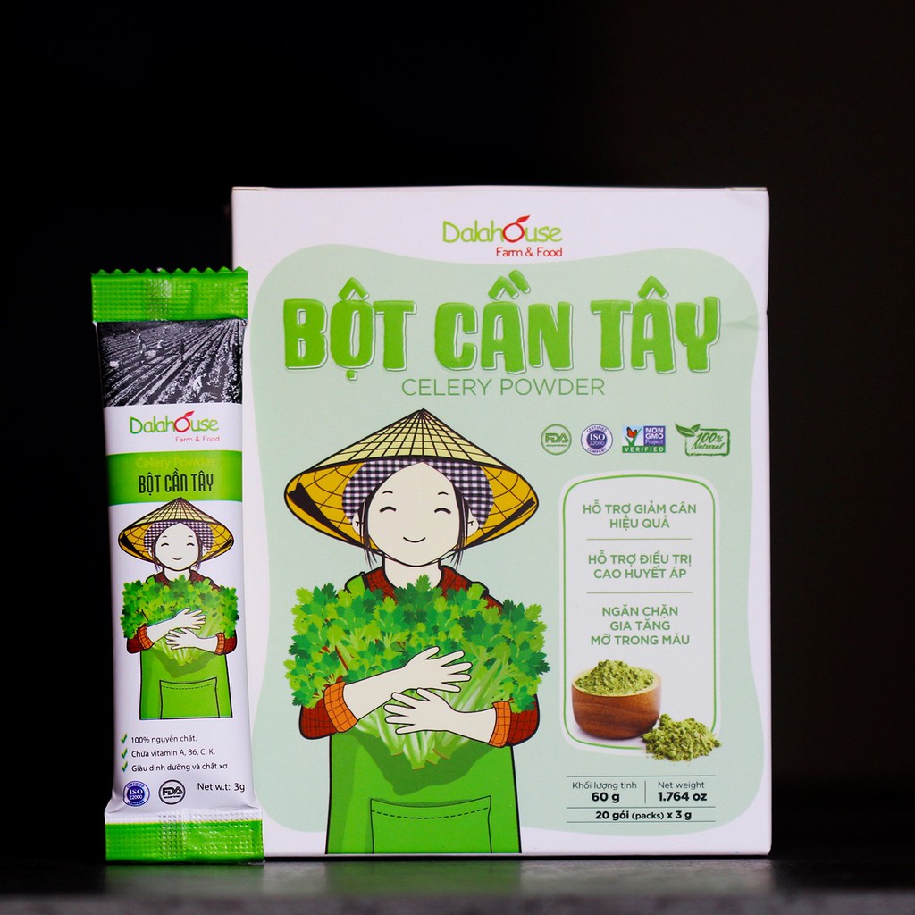 Bột Cần Tây 100% nguyên chất - Hộp 60gr