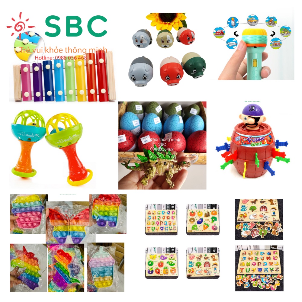 Đồ chơi thông minh cho bé chỉ dưới 50k tổng hợp 1
