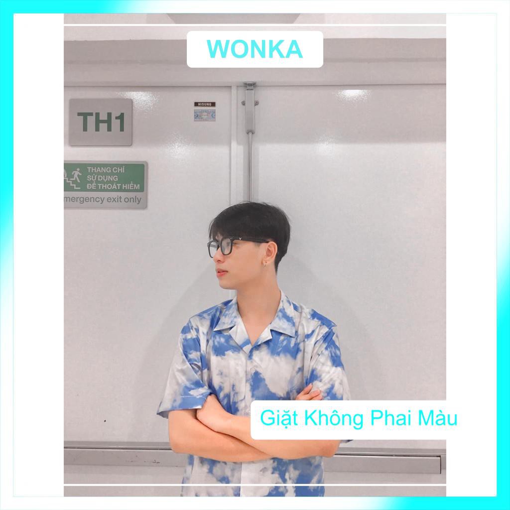 [CLIP THẬT] Áo sơ mi tay ngắn họa tiết Vân Mây Cloud Fulltag Mende tay lỡ [ FORM UNISEX ] | BigBuy360 - bigbuy360.vn