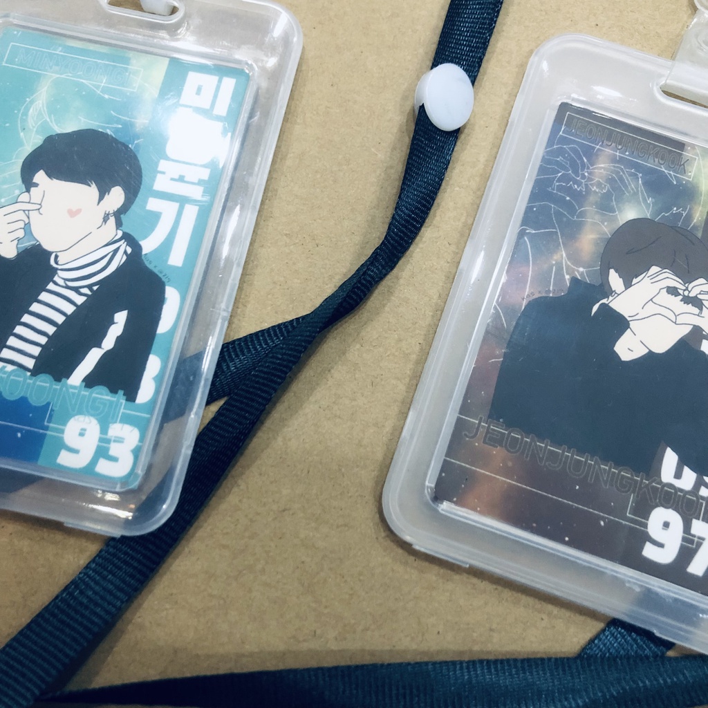 Dây đeo thẻ dẻo trong suốt style Hàn Quốc, dùng để đeo bảng tên, thẻ sự kiện, thẻ sinh viên, chất nhựa dẻo xinh xắn
