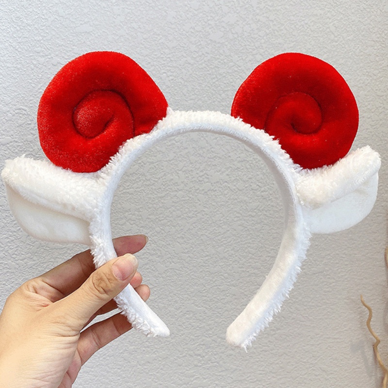 Băng Đô Cài Tóc Hình Sừng Tuần Lộc Hoạt Hình Giáng Sinh