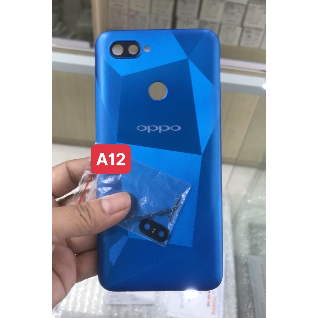 Nắp lưng OPPO A12 / Vỏ điện thoại OPPO A12 kèm nút bấm.kính camera