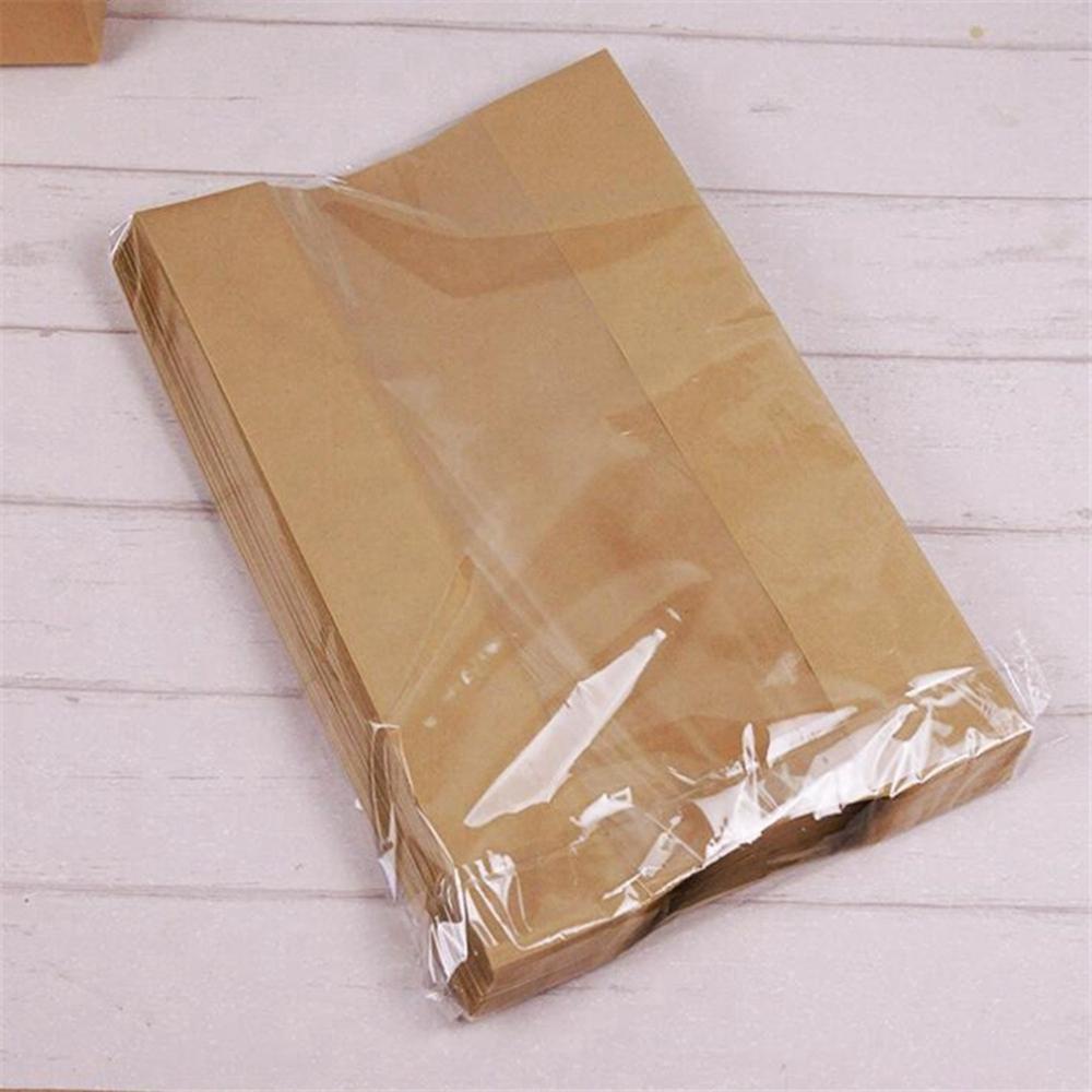 NORMAN Túi Giấy Kraft Trong Suốt Đựng Bánh Nướng Tránh Dầu Mỡ Tiện Dụng