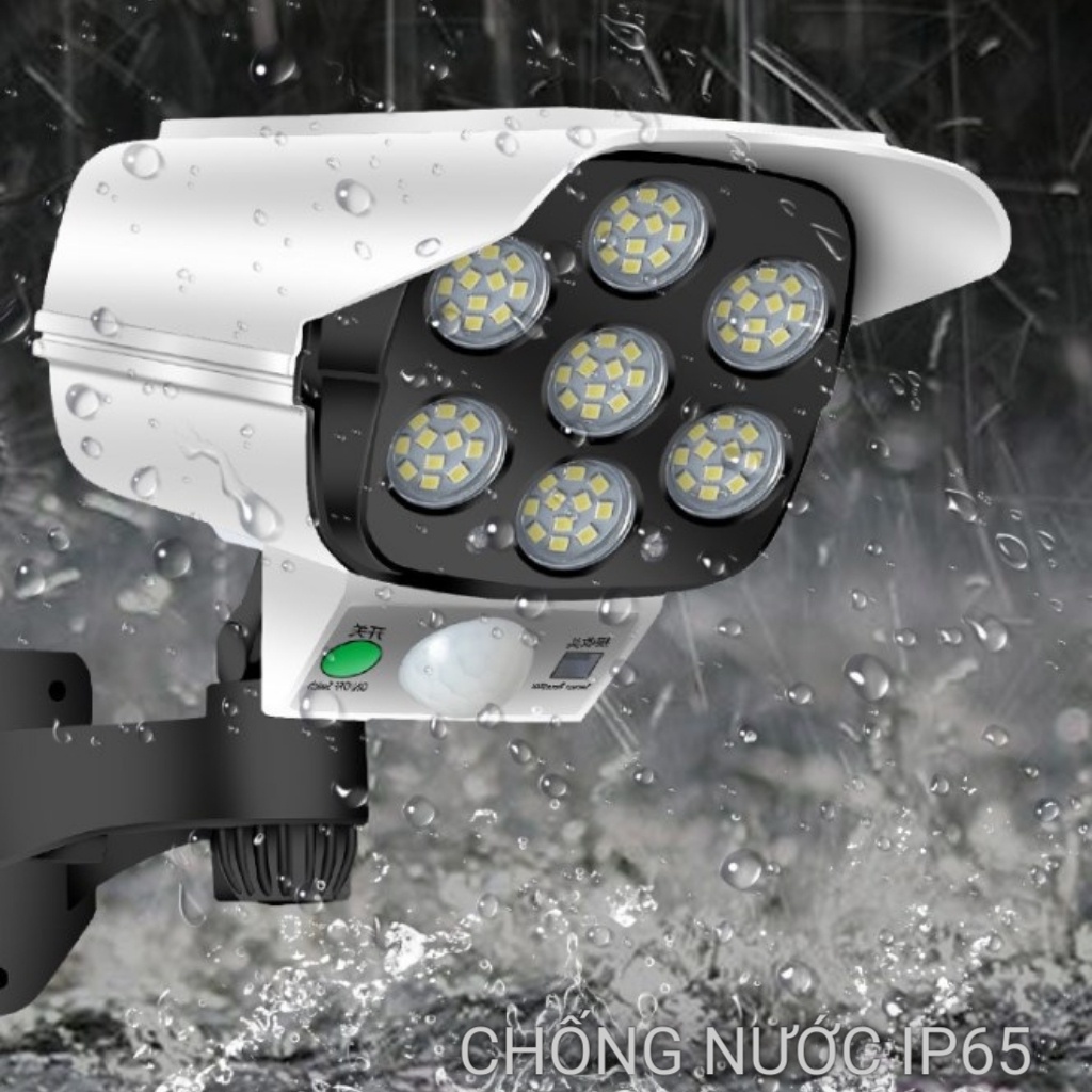 Đèn năng lượng mặt trời giả camera ngoài trời  tự động BẬT TẮT chống trộm, chống nước IP67. Có điều khiển shopnhatphong | BigBuy360 - bigbuy360.vn