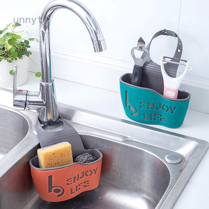 Giá Đỡ Đựng Mút Xốp Rửa Chén Treo Bồn Rửa Chén Trong Nhà Bếp/Nhà Tắm