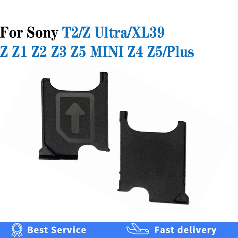 Khay Đựng Thẻ Sim Micro Sd Cho Sony Xperia Z Z1 Z2 Z3 Z4 Z5 Plus T2 Z Ultra Xl39