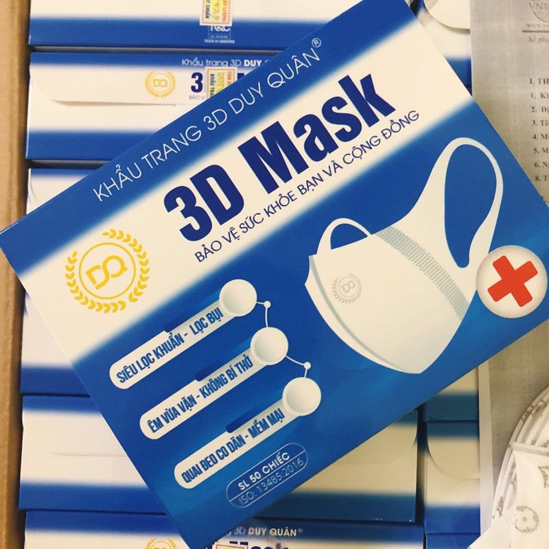 [Mã FAMAYFA2 giảm 10K đơn 50K] KHẨU TRANG 3D MẦU - Hộp khẩu trang 3d mask họa tiết 50 cái | BigBuy360 - bigbuy360.vn