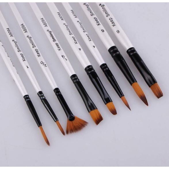 Bộ Cọ Các Loại Keep Smiling Artist Brush Set A6094B  (12 cây)