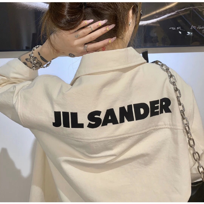 Áo Sơ Mi Tay Ngắn In LOGO Lưng Lớn Thời Trang Cho Nam Và Nữ