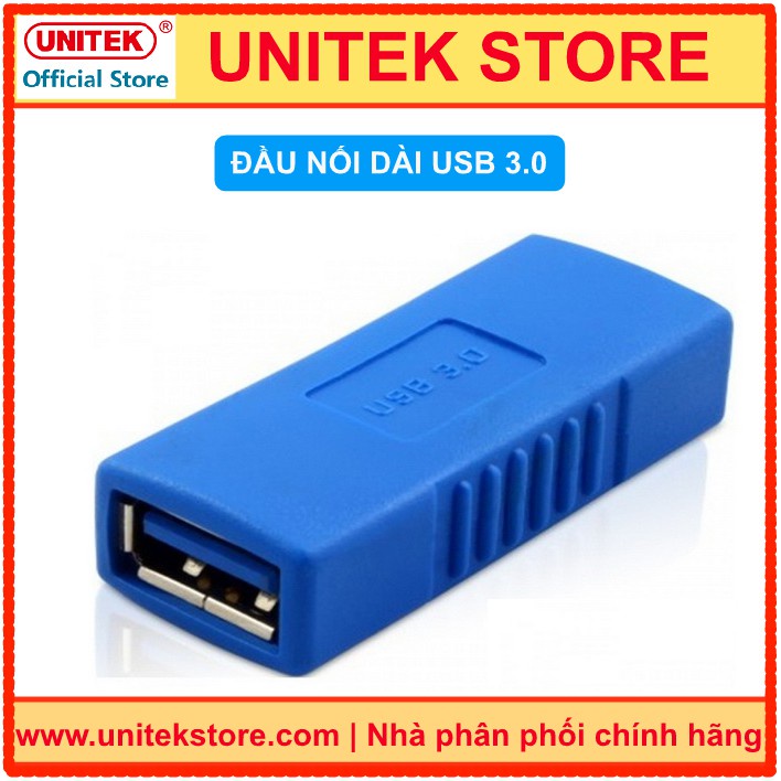 Đầu nối USB 3.0 UNITEK YA-018- 2 đầu cái- Chính hãng 100%