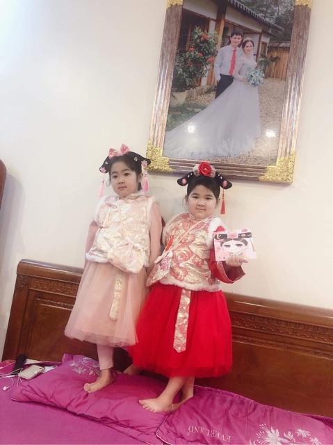 Cài Tóc Tua Rua Phong Cách Trung Hoa Cho Bé Gái