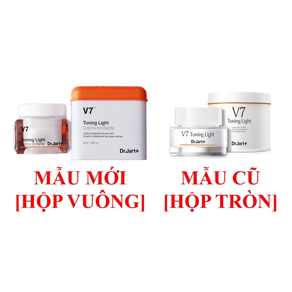 Kem dưỡng trắng da V7 Toning Light Dr.Jart+