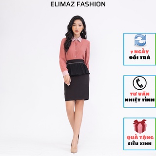 Chân váy ôm xếp ly Elimaz ECV20.022