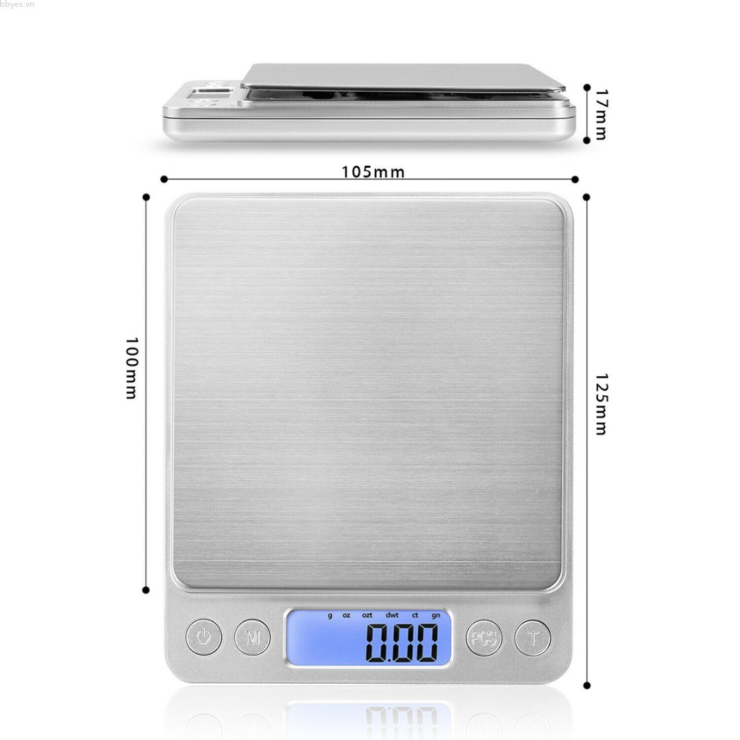 Cân Điện Tử Mini 3kg / 0,1 G