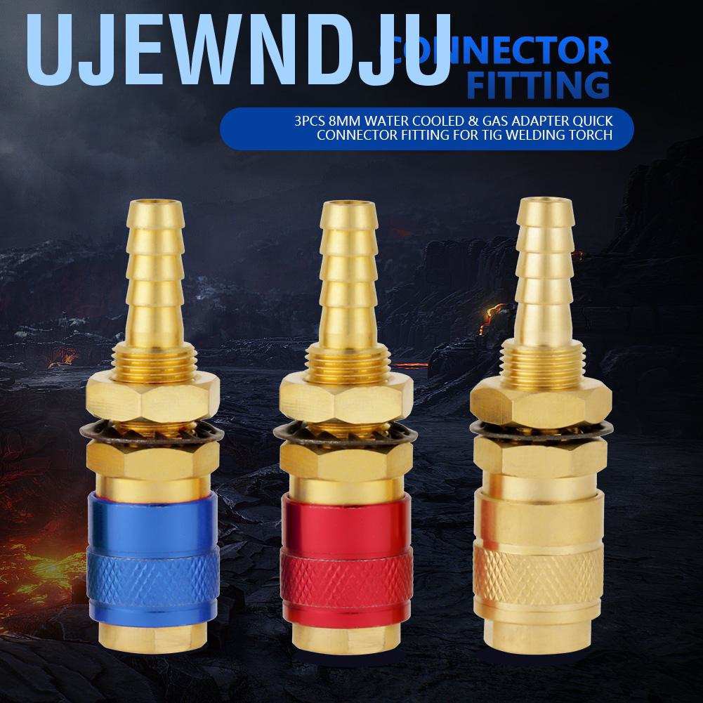 Set 3 Đầu Nối M8 Cho Máy Hàn Tig 3 Màu