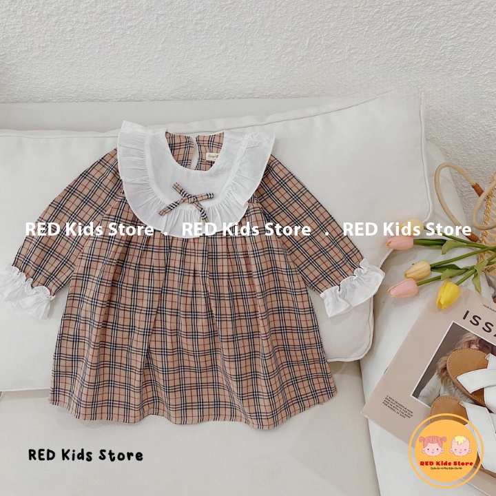 Set Cho Bé, Váy Kẻ Burberry Siêu Sang Chảnh Cho Bé Gái | Shopee Việt Nam