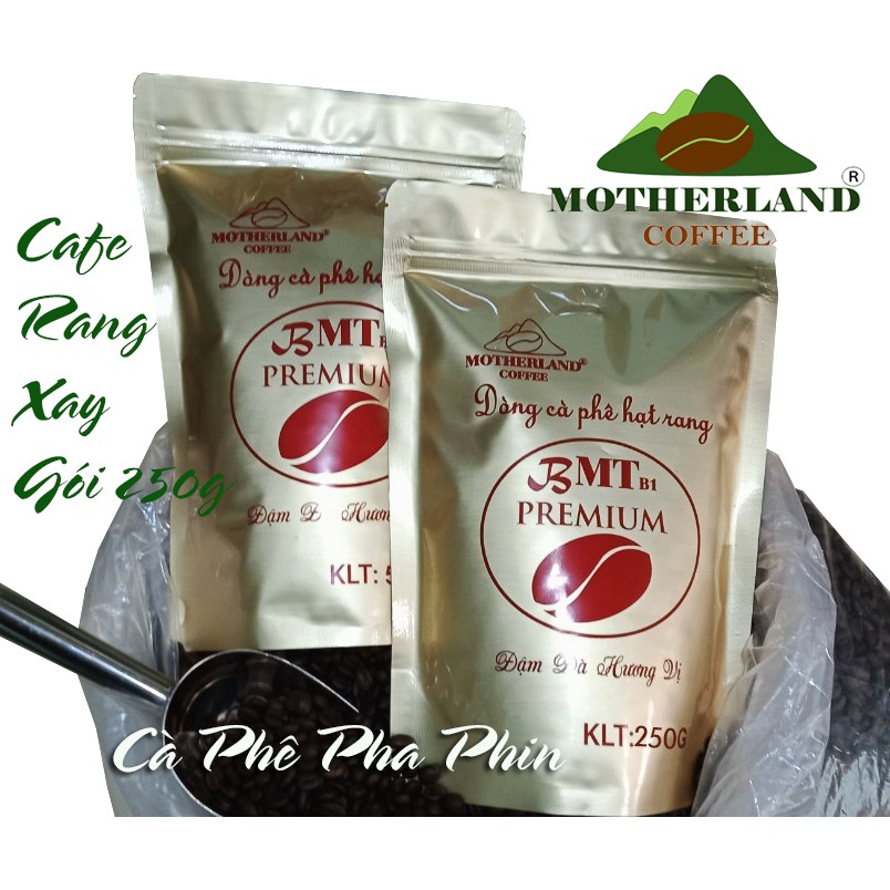 Cà phê rang xay nguyên chất Motherland gói 250g