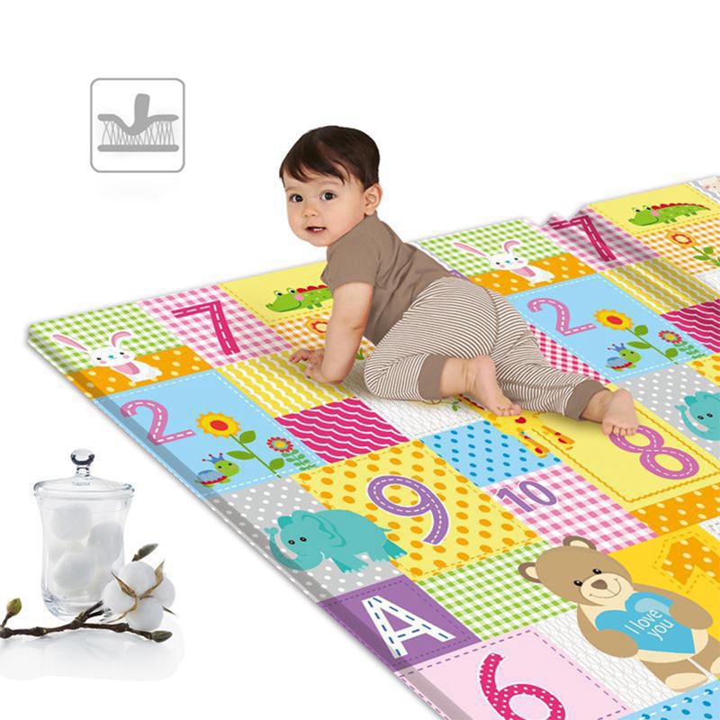 Thảm Chơi Gấp Gọn Tiện Lợi Cho Bé, Kích Thước 180 * 100 * 0.6CM