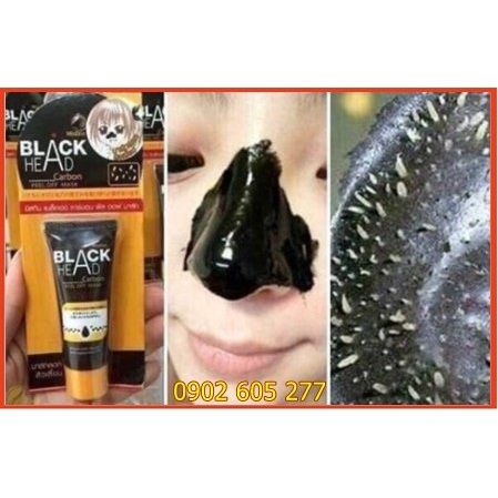 [hàng chính hãng]Mặt Nạ Than Lột Mụn Cám Mistine Black Head Thái Lan