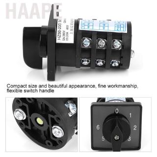 Haape Công tắc điều chỉnh 7 cấp độ với 12 đầu nối 20A 500V 4W HZ5B-20/3.0-6