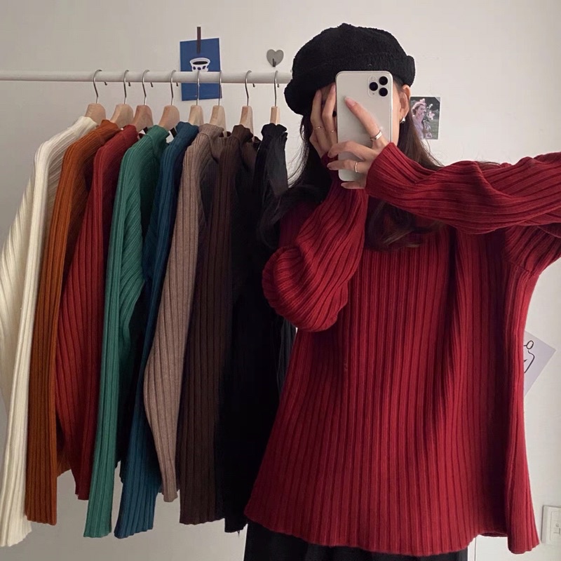 Áo dài tay thu đông