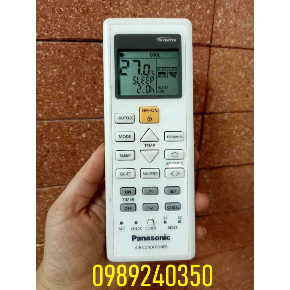 Điều khiển điều hòa máy lạnh Panasonic CS-U9TKH-8, CS-U12TKH-8, CS-U18TKH-8, CS-U24TKH-8 chính hãng