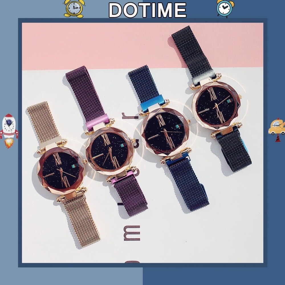 Đồng hồ nữ Dotime thời trang dây lưới nam châm đẹp giá rẻ ZO15 | BigBuy360 - bigbuy360.vn