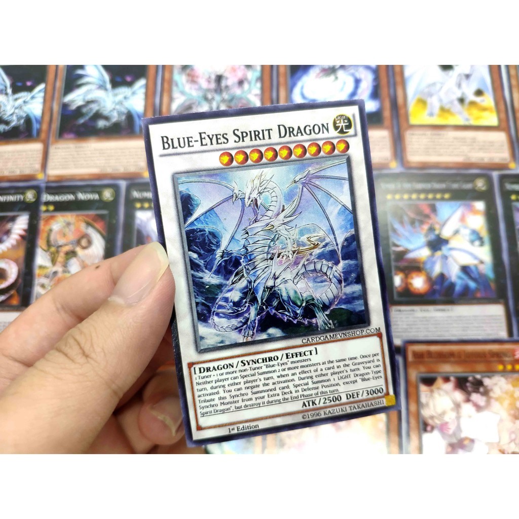 Bài Yugioh ❤️FREESHIP❤️ Thẻ bài Yugioh Blue Eyes Kaiba deck 54 lá