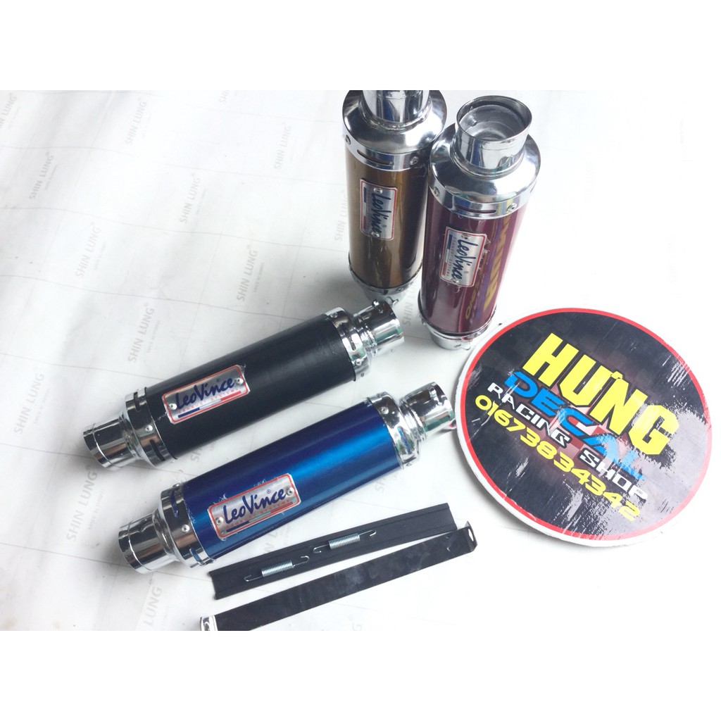 Pô leovince cả cổ exciter, winer, sonic, raider, satria, gsx,...