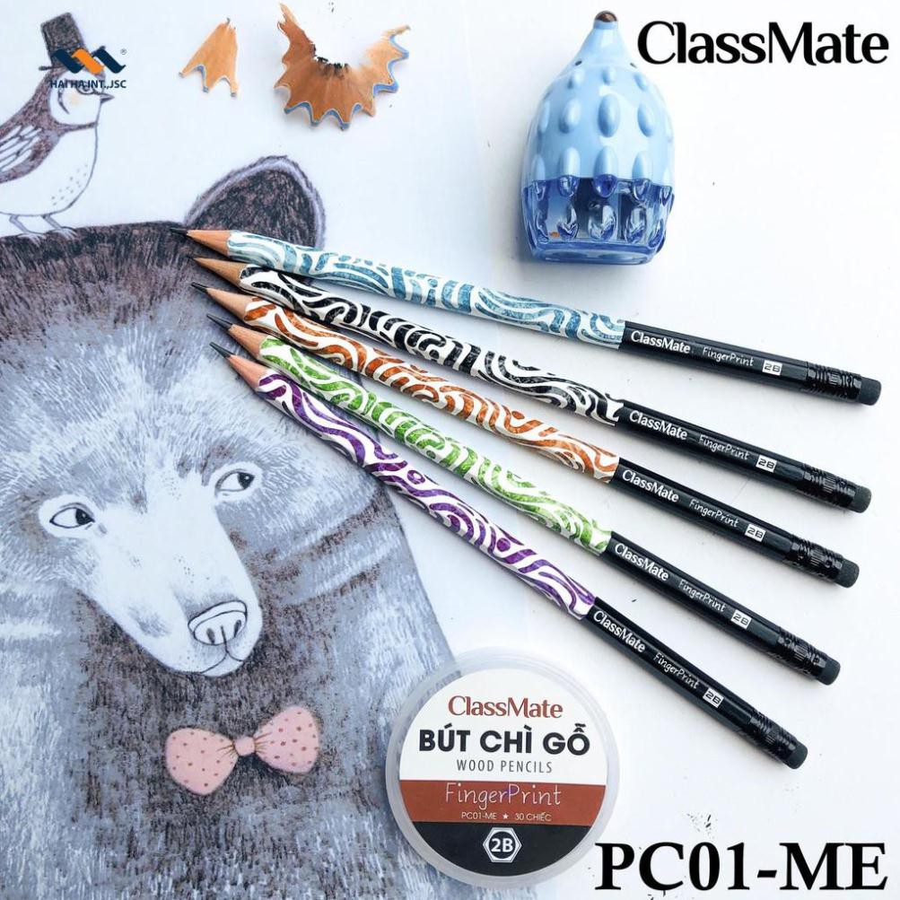 Bút chì gỗ 2B Mesy PC01-ME [Đồ dùng học sinh Classmate]
