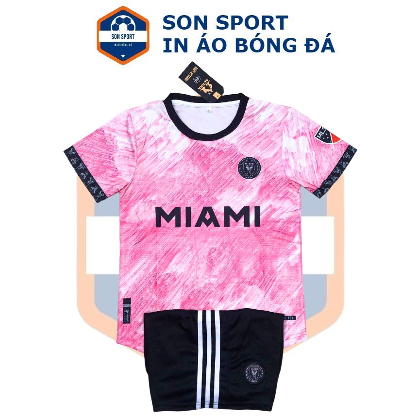 Bộ Quần Áo Bóng Đá Trẻ Em MèThái CLB Inter Miami