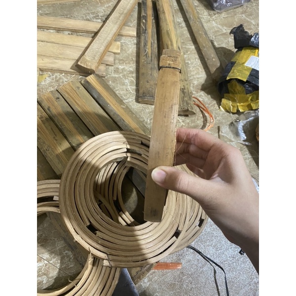 1 Sợi Vanh Làm Lồng Chim Trắng Nâu