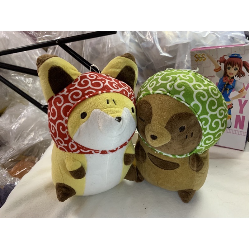 Tanuki Kitsune gấu bông chồn cáo kẻ cắp cute chính hãng Nhật Bản