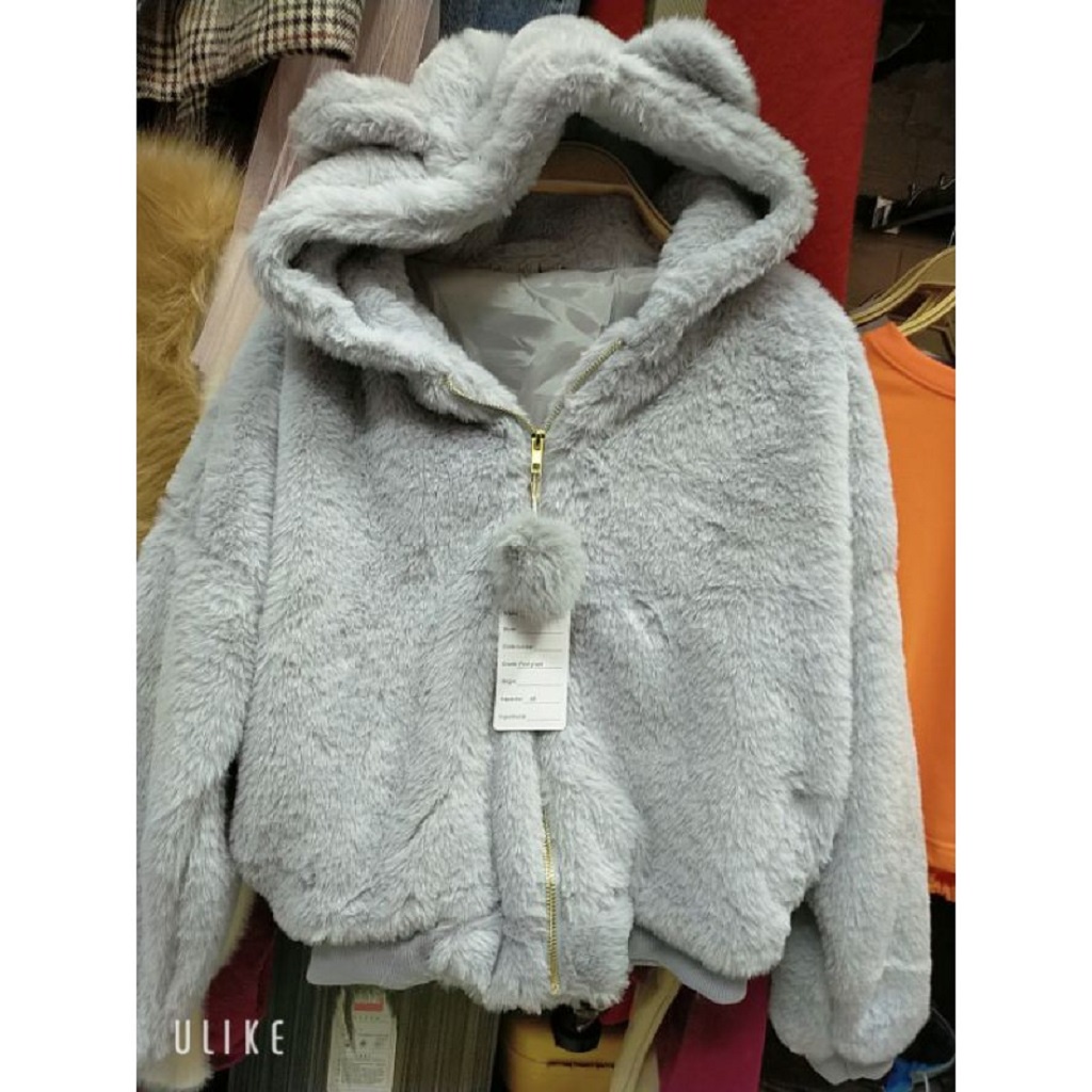 Áo Khoác Lông Gấu, 1 lớp chất mềm mịn, siêu cute | BigBuy360 - bigbuy360.vn
